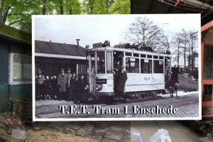Terughalen van de laatste TET tram van Enschede